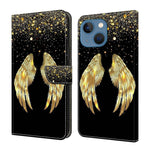 Custodia portafoglio in ecopelle effetto cristallo per iPhone 14