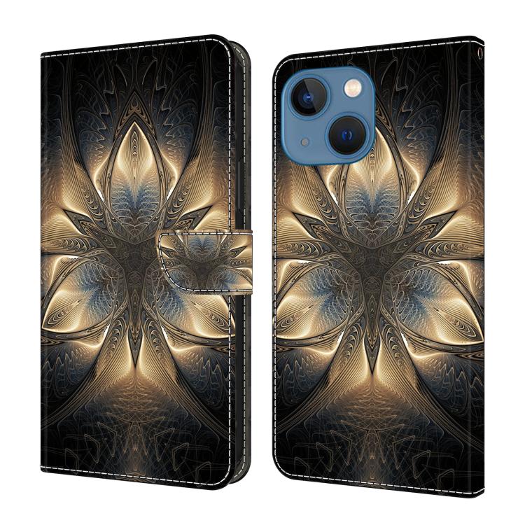 Custodia portafoglio in ecopelle effetto cristallo per iPhone 14