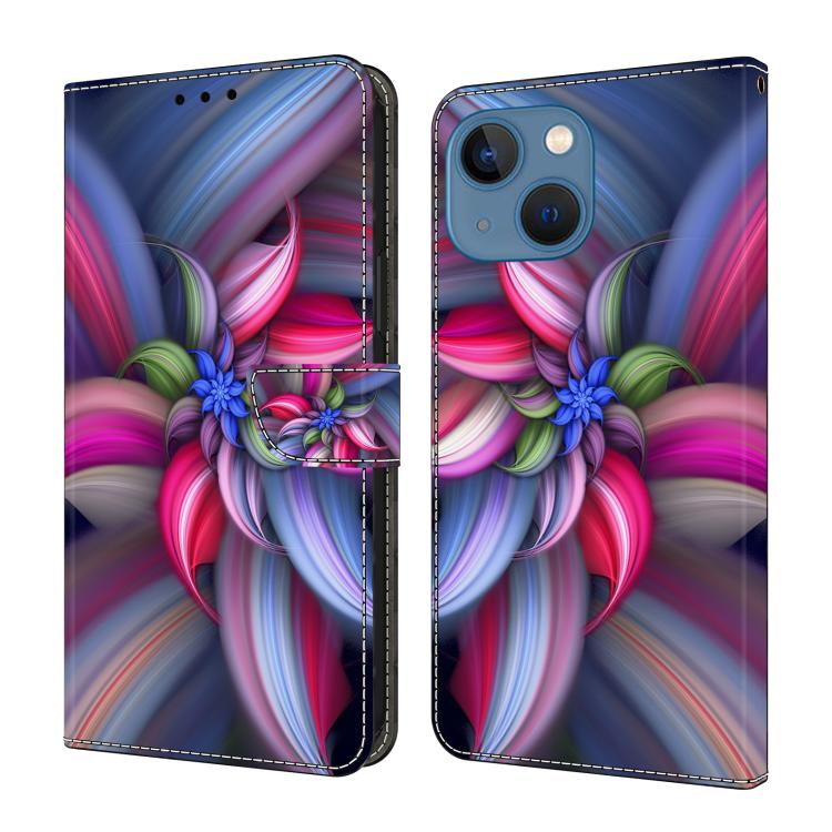 Custodia portafoglio in ecopelle effetto cristallo per iPhone 14