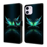 Custodia portafoglio in ecopelle effetto cristallo per iPhone 11