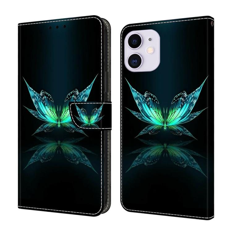 Custodia portafoglio in ecopelle effetto cristallo per iPhone 11