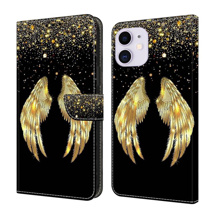 Custodia portafoglio in ecopelle effetto cristallo per iPhone 11