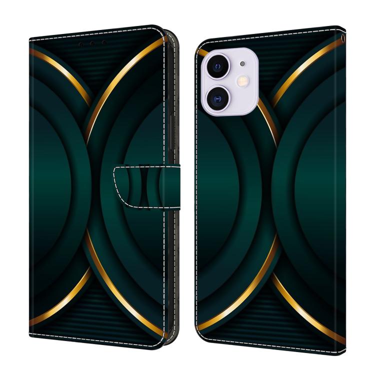 Custodia portafoglio in ecopelle effetto cristallo per iPhone 11