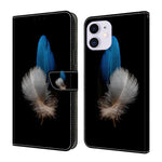 Custodia portafoglio in ecopelle effetto cristallo per iPhone 11