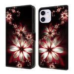 Custodia portafoglio in ecopelle effetto cristallo per iPhone 11