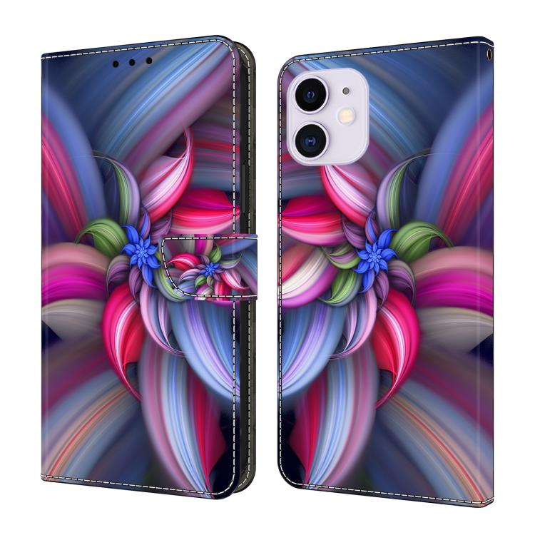 Custodia portafoglio in ecopelle effetto cristallo per iPhone 11