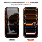 Pellicola in vetro temperato antiriflesso Mutural Easy Install per camera senza polvere, For iPhone 17 Pro Max, For iPhone 17 Pro, For iPhone 17, For iPhone Air