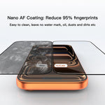 Pellicola in vetro temperato antiriflesso Mutural Easy Install per camera senza polvere, For iPhone 17 Pro Max, For iPhone 17 Pro, For iPhone 17, For iPhone Air