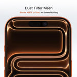 Pellicola in vetro temperato antiriflesso Mutural Easy Install per camera senza polvere, For iPhone 17 Pro Max, For iPhone 17 Pro, For iPhone 17, For iPhone Air