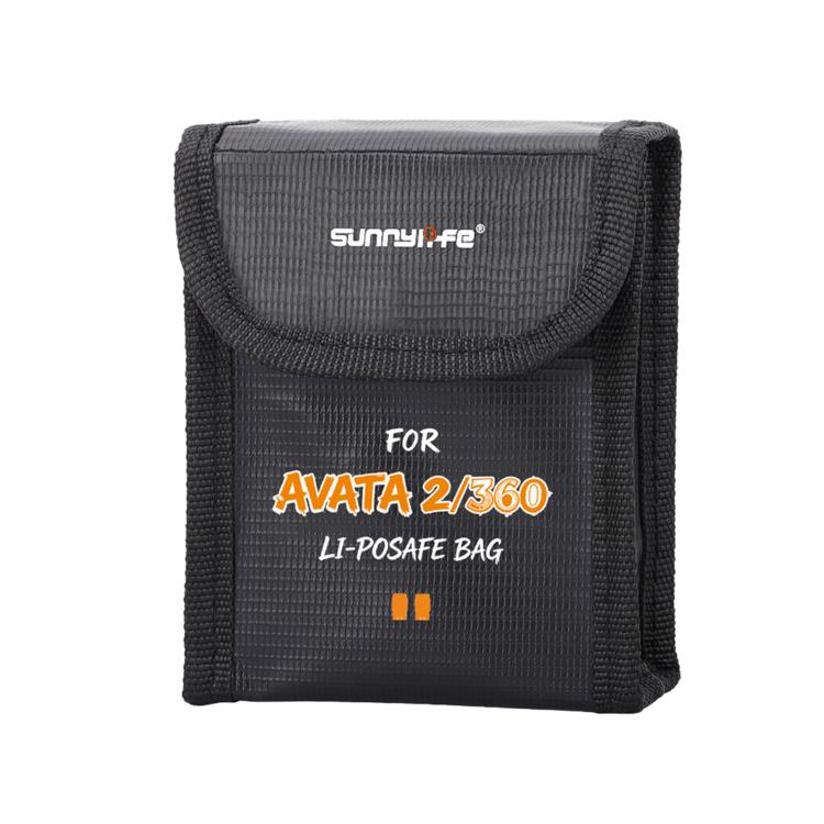 Borsa di sicurezza antideflagrante Sunnylife per batterie DJI Avata 2 / 360, borsa protettiva per batterie Li-Po., For 1pc Battery, For 2pcs Batteries, For 3pcs Batteries