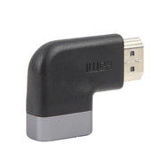 90 Degree Elbow Head HDMI male to HDMI Female Adapter