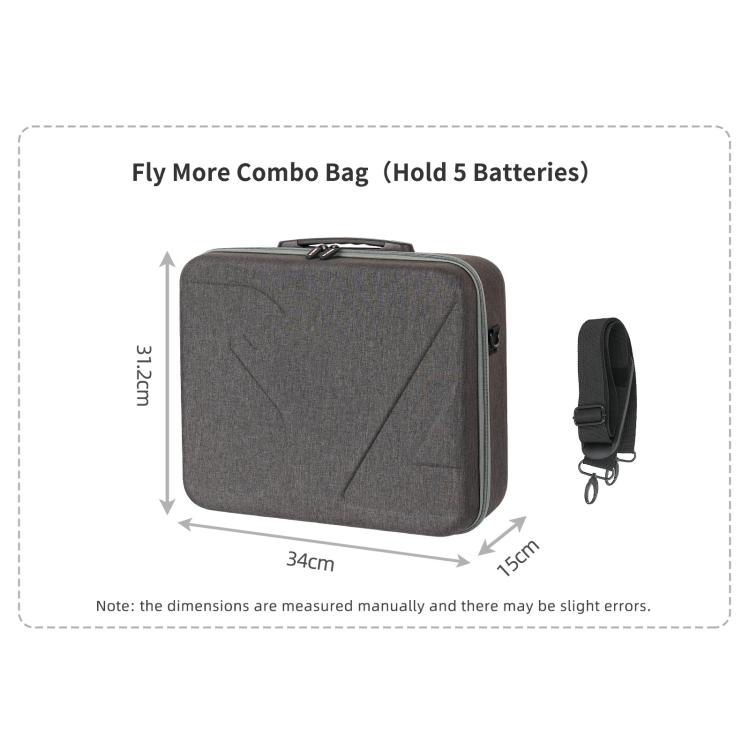 Borsa rigida da viaggio Sunnylife per DJI Avata 360., Easy Carrying Combo Bag, 5-Batteries Combo Bag, 6-Batteries Combo Bag
