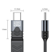 USB5 240W 16K 80Gbps Type-C to Type-C For Thunderbolt 5 Full Function FPC Cable Data Cable