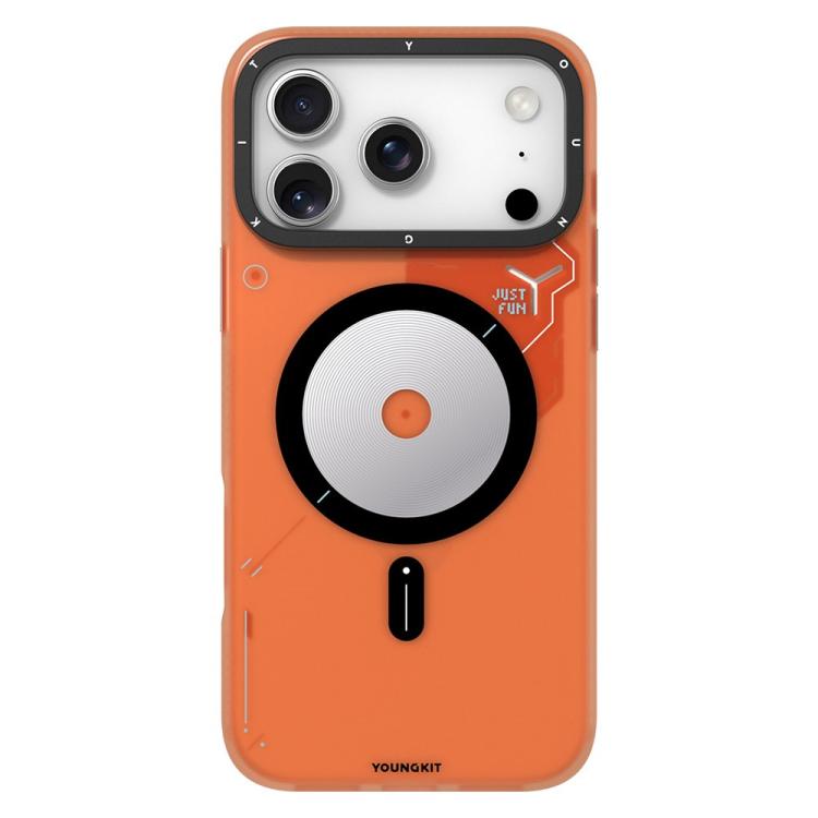 Custodia ibrida magnetica per telefono YOUNGKIT Disc Design Series in TPU e PC, For iPhone 17 Pro Max, For iPhone 17 Pro