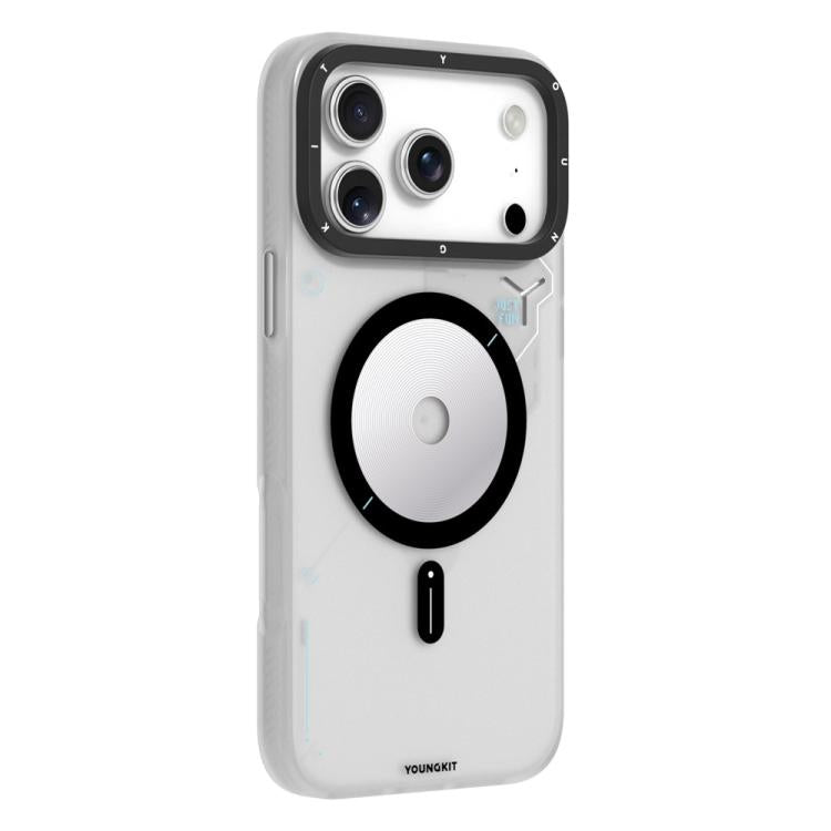 Custodia ibrida magnetica per telefono YOUNGKIT Disc Design Series in TPU e PC, For iPhone 17 Pro Max, For iPhone 17 Pro