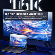 USB5 240W 16K 80Gbps Type-C to Type-C Thunderbolt 4 Full-function Data Cable