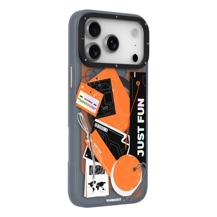 Custodia per telefono YOUNGKIT Interdimensional Series con finitura magnetica opaca in TPU IMD, For iPhone 17 Pro Max, For iPhone 17 Pro