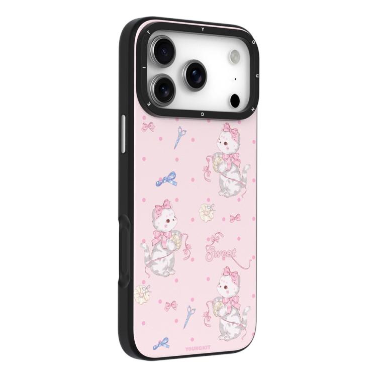 Custodia per telefono magnetica IMD TPU YOUNGKIT con simpatici animali della serie Time., For iPhone 17 Pro Max, For iPhone 17 Pro