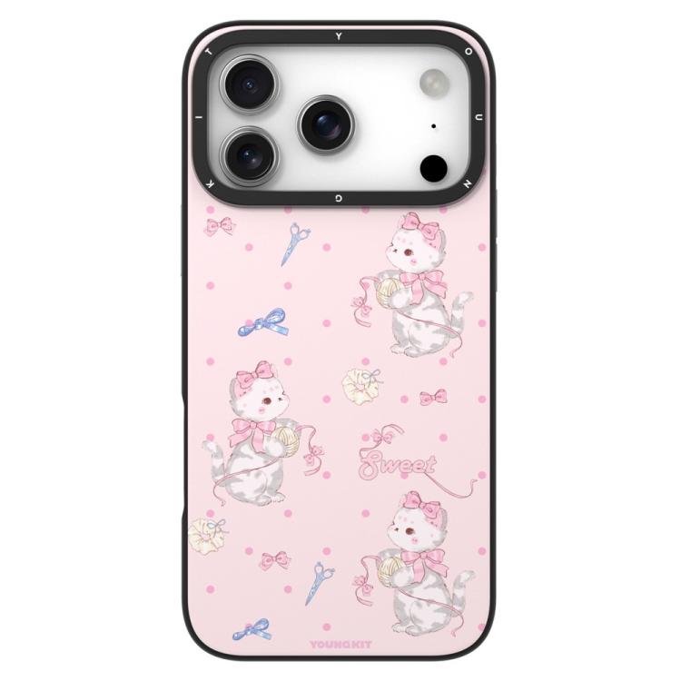 Custodia per telefono magnetica IMD TPU YOUNGKIT con simpatici animali della serie Time., For iPhone 17 Pro Max, For iPhone 17 Pro