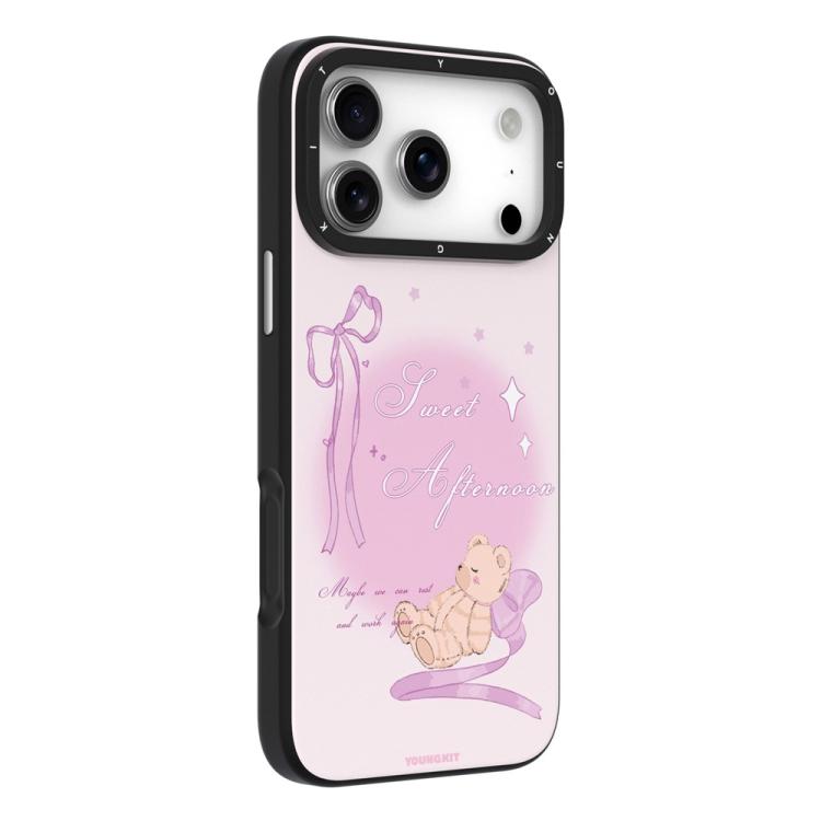 Custodia per telefono magnetica IMD TPU YOUNGKIT con simpatici animali della serie Time., For iPhone 17 Pro Max, For iPhone 17 Pro