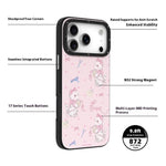 Custodia per telefono magnetica IMD TPU YOUNGKIT con simpatici animali della serie Time., For iPhone 17 Pro Max, For iPhone 17 Pro