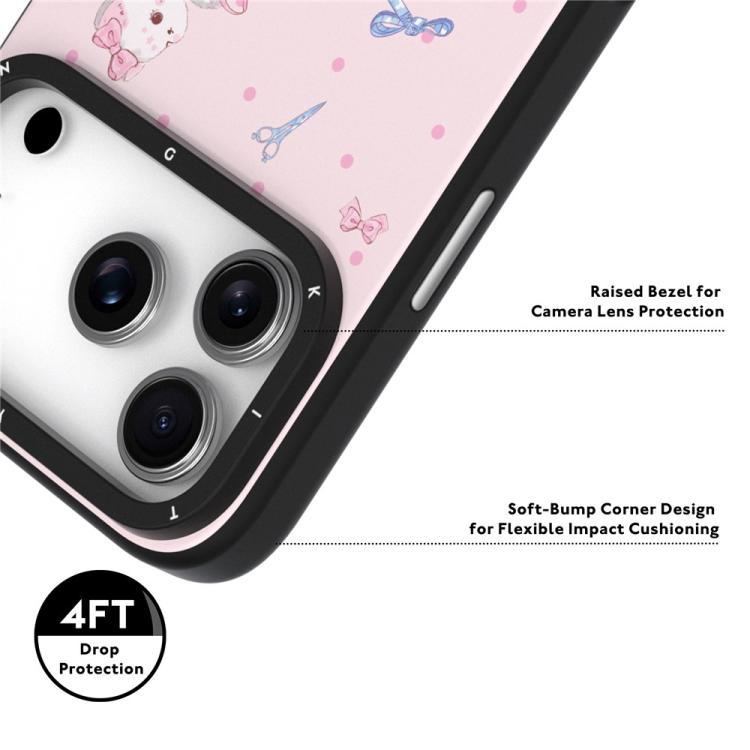 Custodia per telefono magnetica IMD TPU YOUNGKIT con simpatici animali della serie Time., For iPhone 17 Pro Max, For iPhone 17 Pro