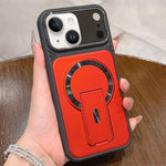 Cover antiurto magnetica con supporto per iPhone 14 e 13 Pro Max