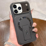 Cover antiurto per obiettivo, custodia magnetica per telefono con supporto nascosto, For iPhone 12 Pro, For iPhone 11 Pro Max, For iPhone 11