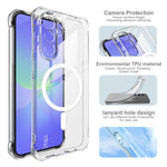 Custodia per telefono Imak in TPU antiurto con airbag magnetico., For Samsung Galaxy A57 5G, For Samsung Galaxy A37 5G, For Galaxy A56 5G, For Galaxy A26 5G, For Galaxy A36 5G