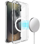 Custodia per telefono Imak in TPU antiurto con airbag magnetico., For Samsung Galaxy S26+ 5G, For Samsung Galaxy S26 Ultra 5G, For Samsung Galaxy S26 5G