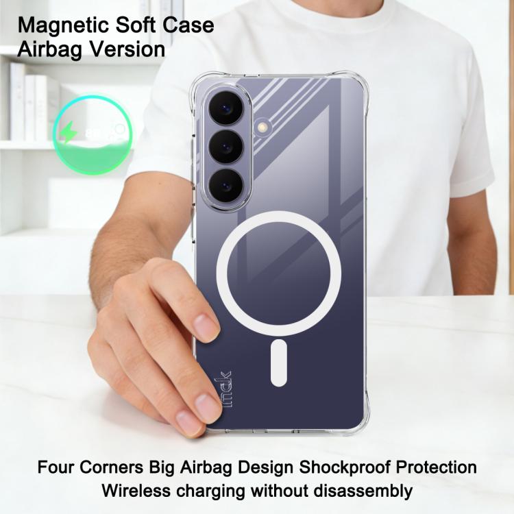 Custodia per telefono Imak in TPU antiurto con airbag magnetico., For Samsung Galaxy S26+ 5G, For Samsung Galaxy S26 Ultra 5G, For Samsung Galaxy S26 5G