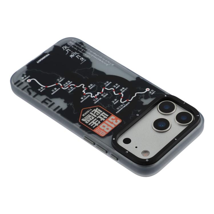 Custodia ibrida magnetica in TPU e PC della serie Highway Trajectory di YOUNGKIT, For iPhone 17 Pro Max, For iPhone 17 Pro