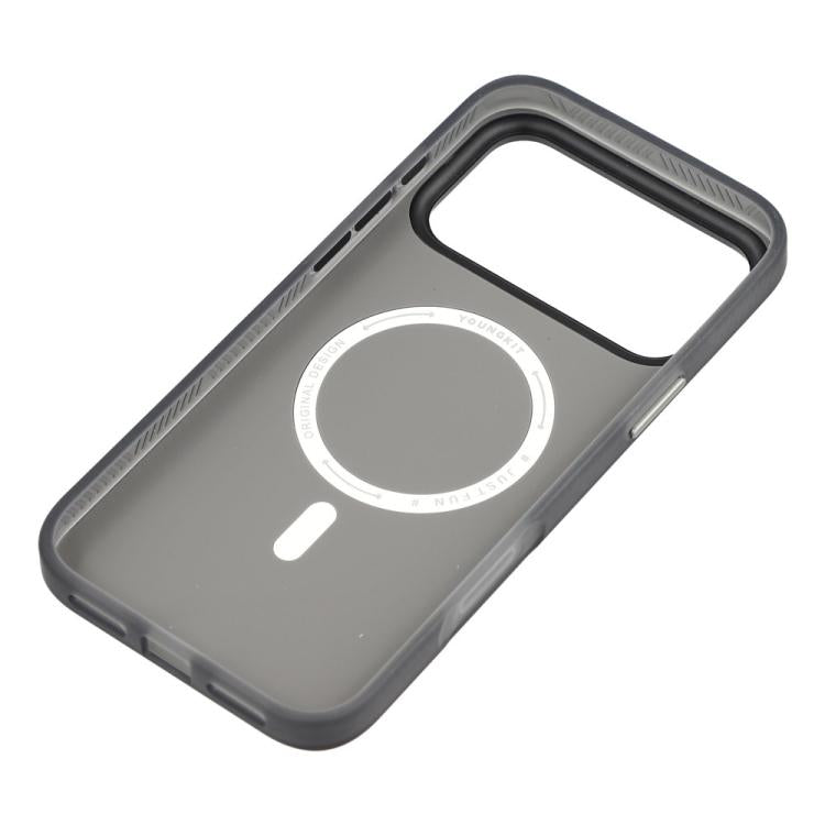 Custodia ibrida magnetica in TPU e PC della serie Smooth Sailing di YOUNGKIT per telefono., For iPhone 17 Pro Max, For iPhone 17 Pro