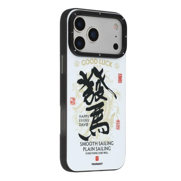 Custodia ibrida magnetica in TPU e PC della serie Smooth Sailing di YOUNGKIT per telefono., For iPhone 17 Pro Max, For iPhone 17 Pro
