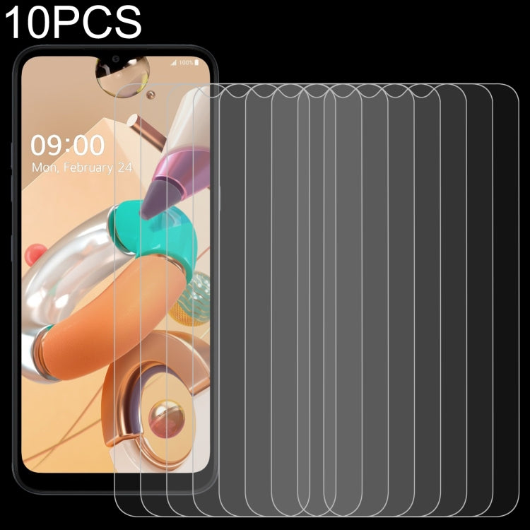 10 pellicole in vetro temperato da 0,26 mm 9H 2,5D, For LG K31 (10 PCS), For LG K40S (10 PCS), For LG K41S (10 PCS), For LG K50 (10 PCS), For LG K50S (10 PC), For LG Q60 (10 PCS), For LG Q61 (10 PCS), For LG K51S (10 PCS)