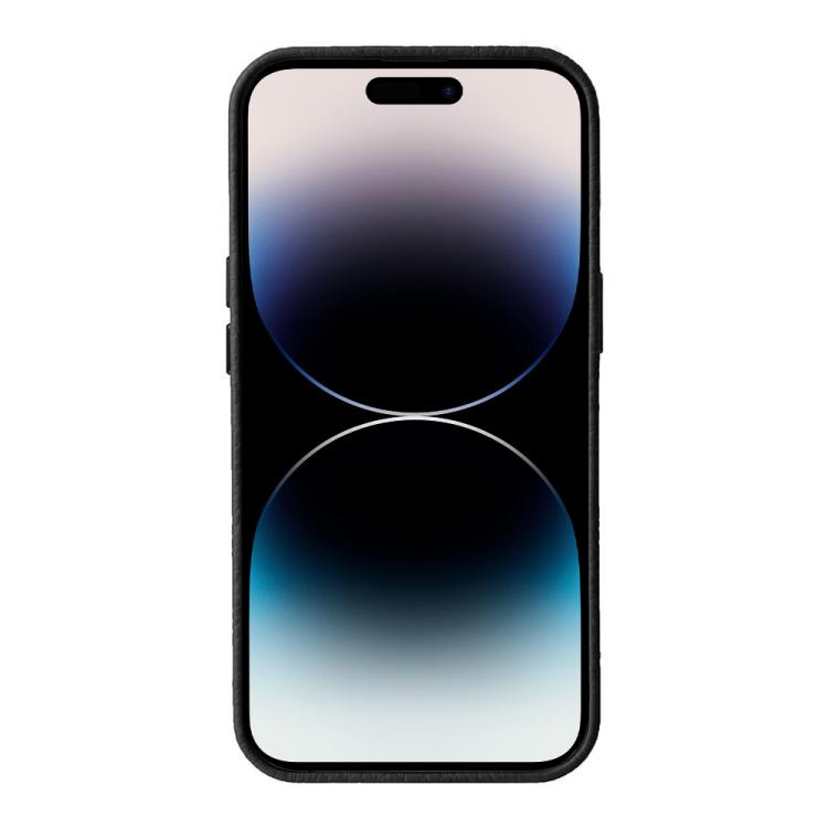 Custodia per telefono melkco in vera pelle con texture litchi e cornice metallica per l'obiettivo., For iPhone 14 Pro, For iPhone 14 Pro Max, For iPhone 13 Pro Max, For iPhone 13 Pro
