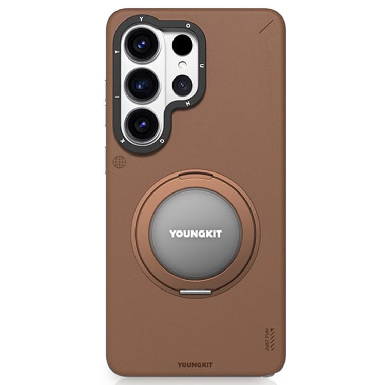 Custodia magnetica per telefono YOUNGKIT Technology Skin Series con supporto girevole., For Samsung Galaxy S26 Ultra 5G
