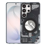 Custodia magnetica per telefono YOUNGKIT Starship Series con supporto girevole in TPU IMD, For Samsung Galaxy S26 Ultra 5G