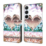 Custodia per telefono in ecopelle con effetto cristallo., For Samsung Galaxy A25 5G