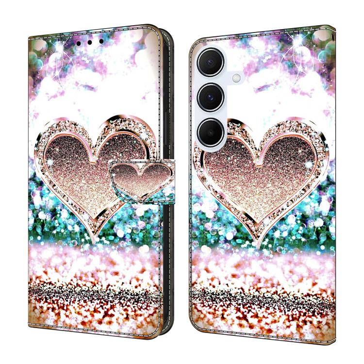 Custodia per telefono in ecopelle con effetto cristallo., For Samsung Galaxy A25 5G