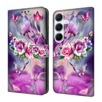 Custodia per telefono in ecopelle con effetto cristallo., For Samsung Galaxy A25 5G