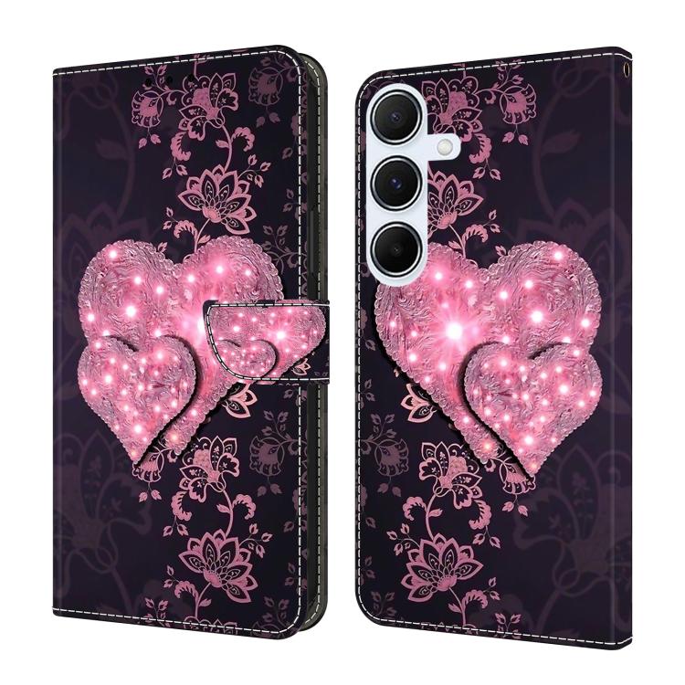 Custodia per telefono in ecopelle con effetto cristallo., For Samsung Galaxy A25 5G