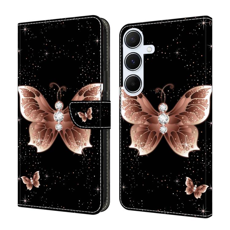 Custodia per telefono in ecopelle con effetto cristallo., For Samsung Galaxy A14 4G / 5G