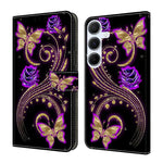 Custodia per telefono in ecopelle con effetto cristallo., For Samsung Galaxy A14 4G / 5G