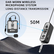 Sistema microfono wireless UHF indossabile DEBRA DT-01