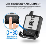 Microfono wireless UHF indossabile DEBRA DT-01