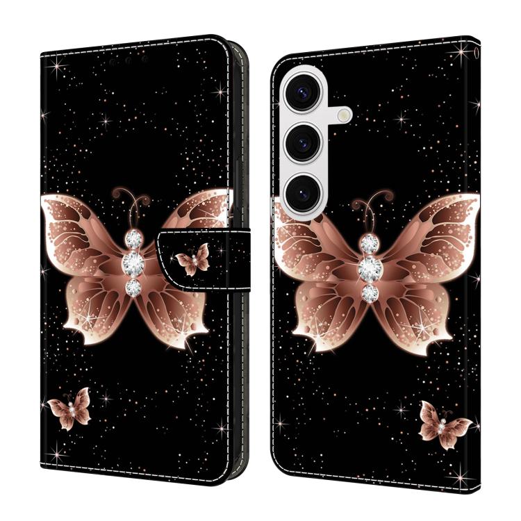 Custodia per telefono in ecopelle con effetto cristallo., For Samsung Galaxy S23 5G