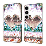 Custodia per telefono in ecopelle con effetto cristallo., For Samsung Galaxy S23 5G