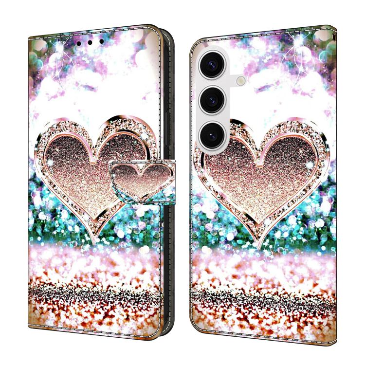 Custodia per telefono in ecopelle con effetto cristallo., For Samsung Galaxy S23 5G