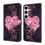 Custodia per telefono in ecopelle con effetto cristallo., For Samsung Galaxy S23 5G